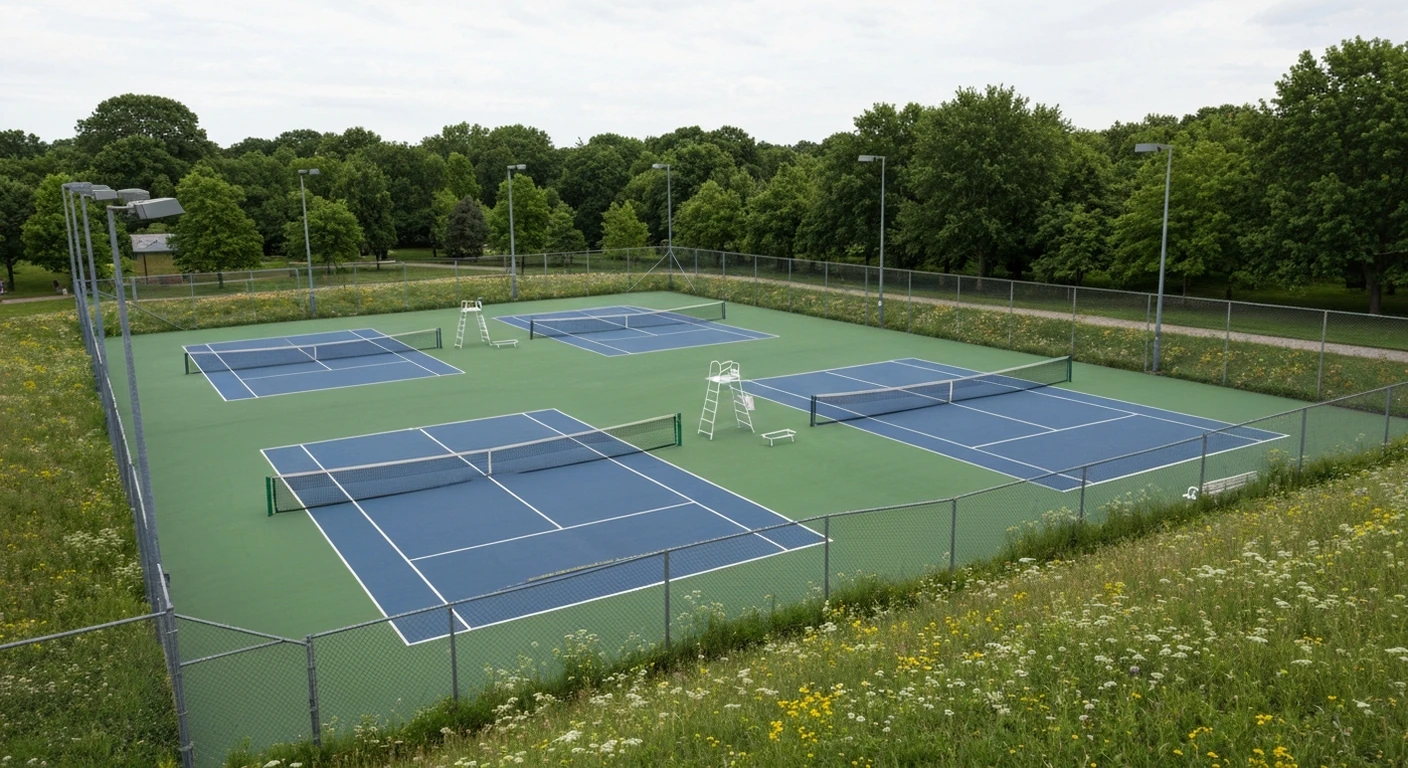 Les courts de tennis en acces libre a Nimes